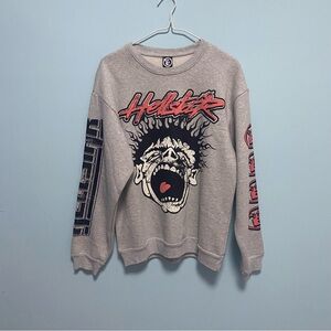 Hellstar Records Capsule Casual all-match pullover round neck